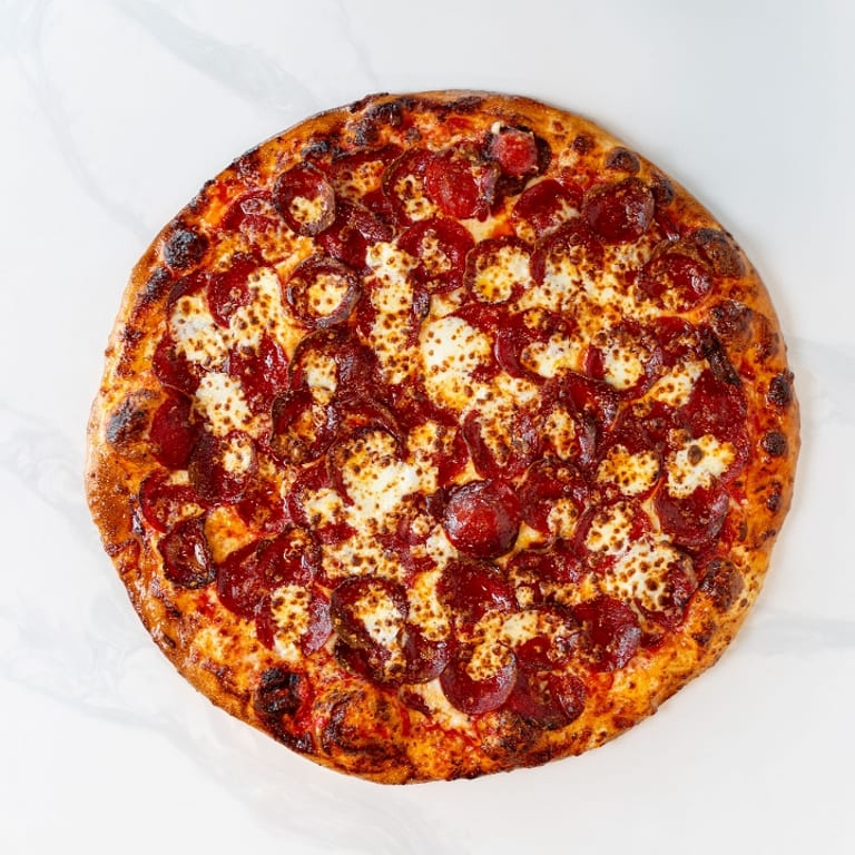 Savor our cheese pizza